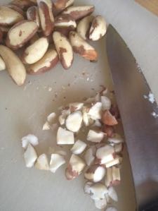 chopped Brazil nuts